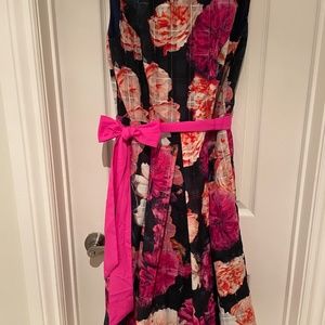 Eliza J floral fit and flare dress